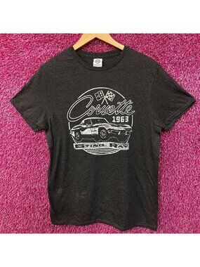 Corvette 1963 Sting Ray Women's Retro Graphic T-Shirt Medium